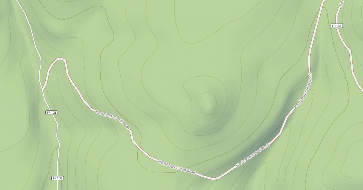 Map preview of HARRIS PARK CUTOFF