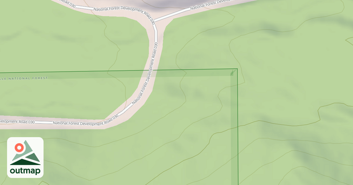 Map of USFS Motor Vehicle Use Map Roads {0CFAFB2B-889A-456E-9232-3545D5F03FAC}