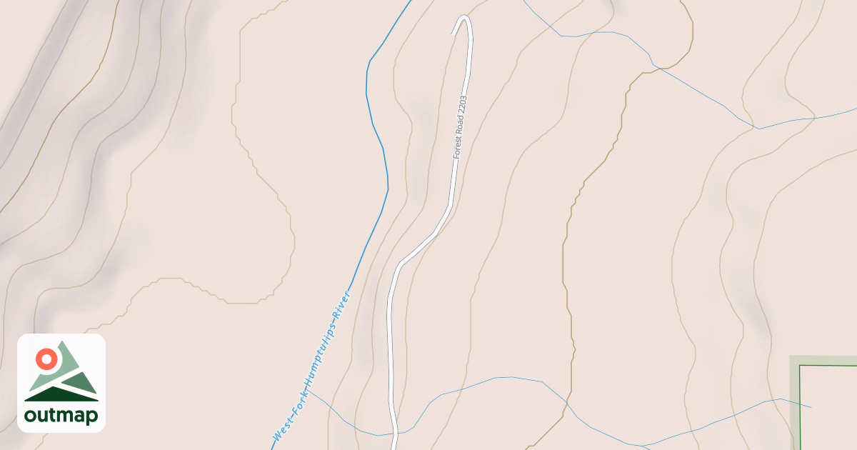 Map of USFS Motor Vehicle Use Map Roads {DE719B97-039C-4D4A-8270-D250F64461BC}