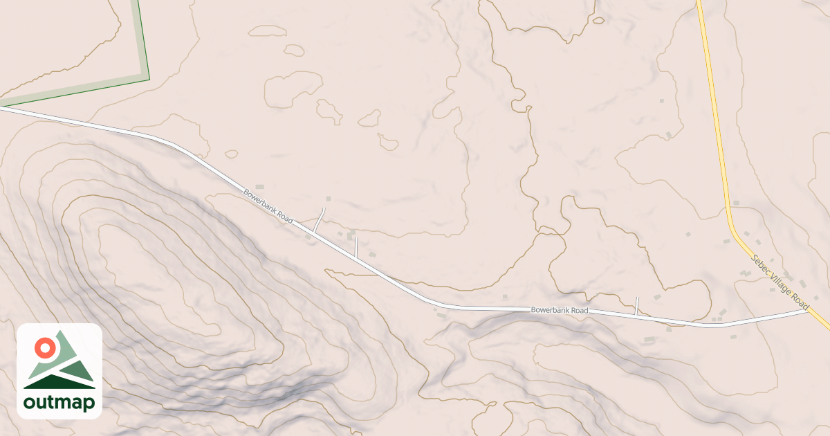 Map of Bowerbank Rd