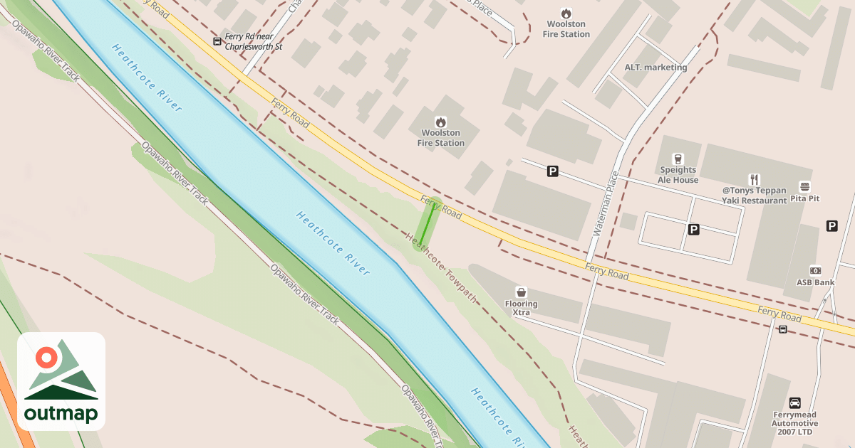 Map of Heathcote Towpath