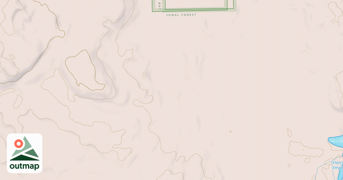 Map of BASS LAKE TOWER SPUR SPUR B