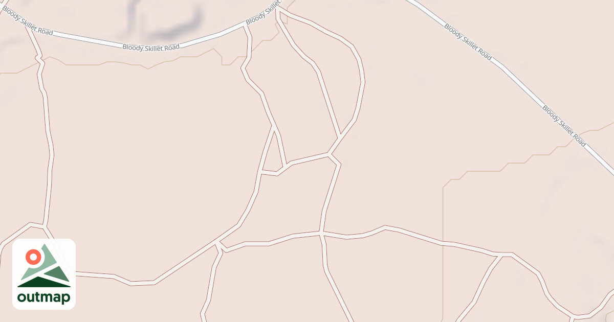 Map of Bloody Skillet ATV Trail