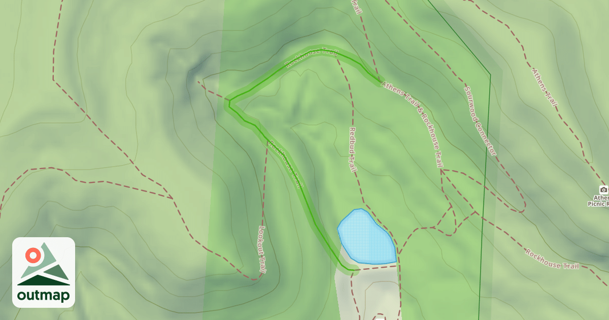 Map of Rockhouse Trail