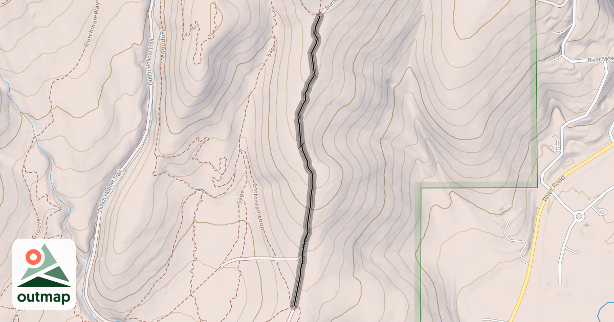 Map of Burnt Ridge