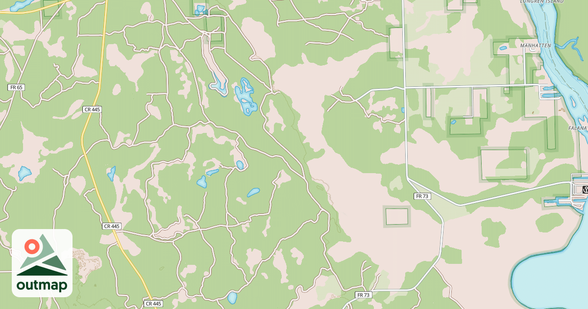 Map of USFS National Forest System Roads {E609121E-D3F1-4BD1-9CA4-52AE1DFF5EF3}