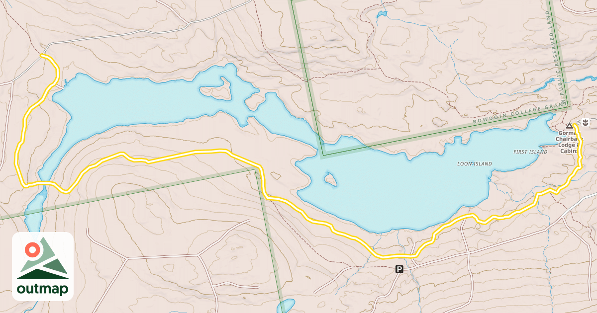 Map of Long Pond Trail