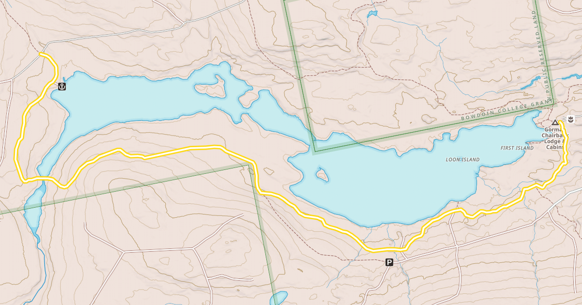Map preview of Long Pond Trail