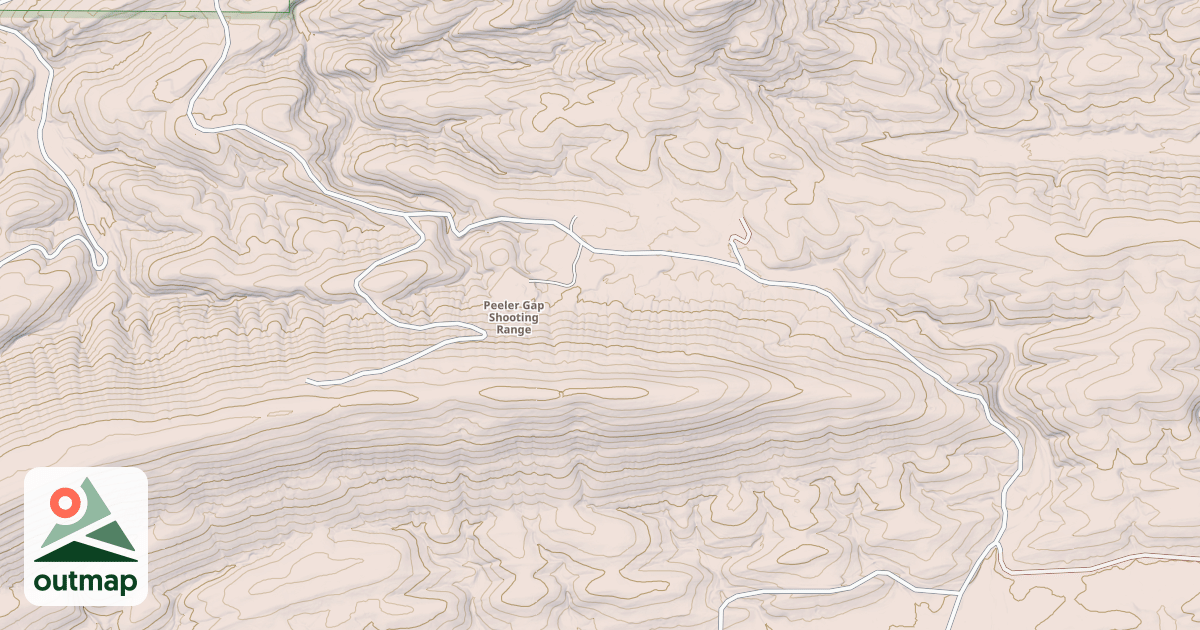 Map of PEELER GAP