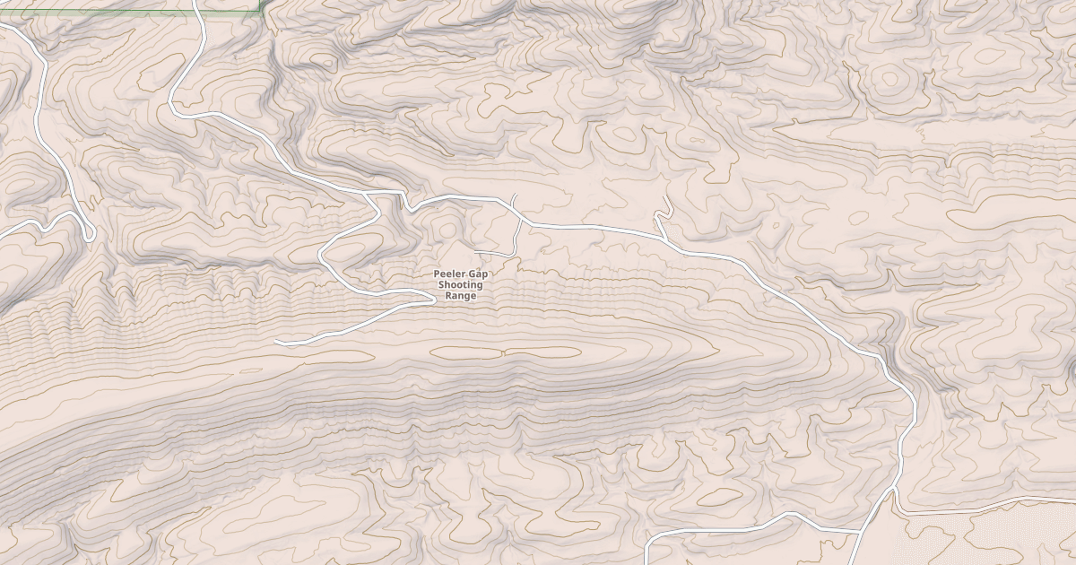 Map preview of PEELER GAP