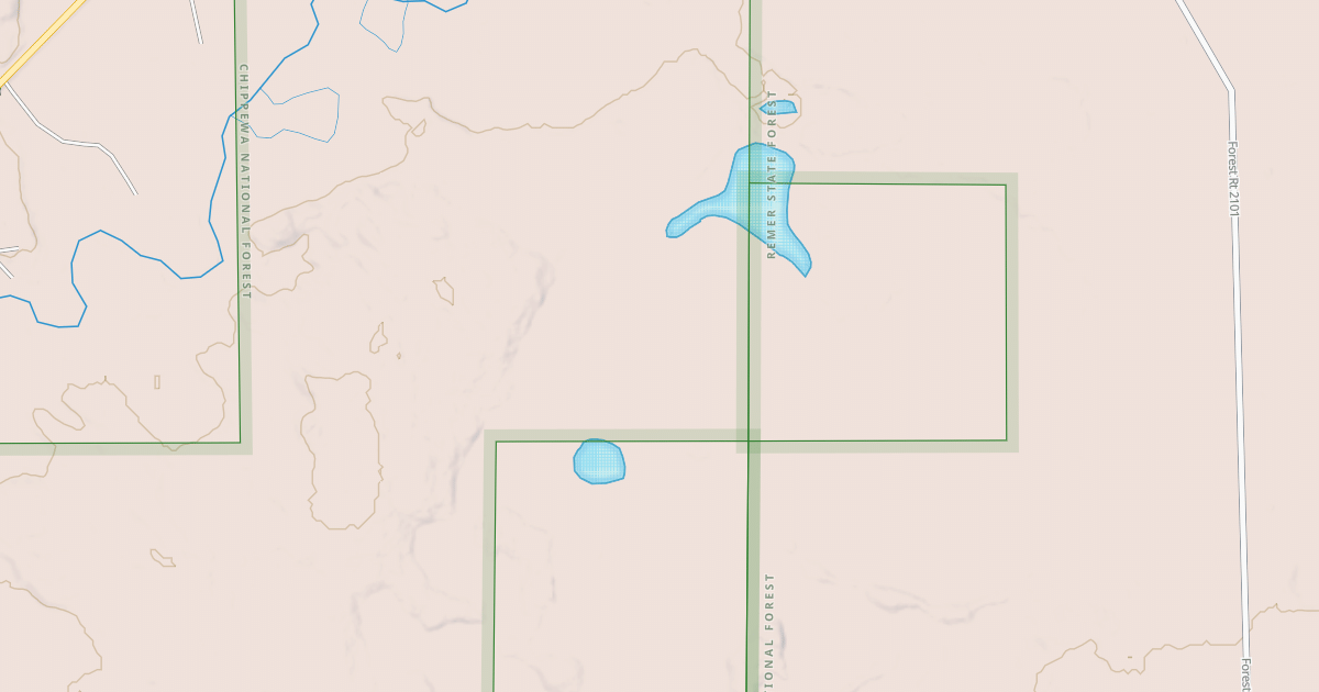 Map preview of EAST BOUNDARY SPUR 2492