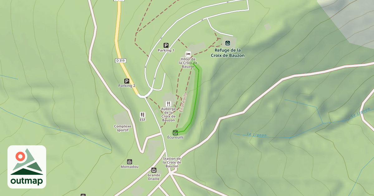 Map of Les Ecureuils