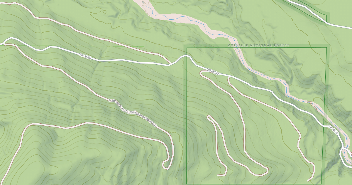 Map preview of NORTH FORK CALISPELL