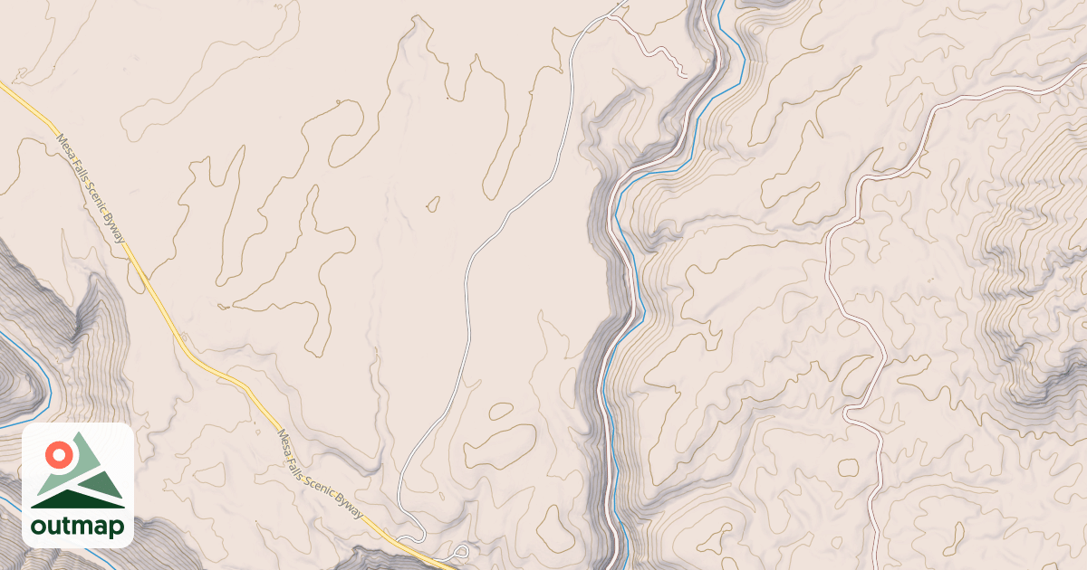 Map of BEAR GULCH BPA NORTH