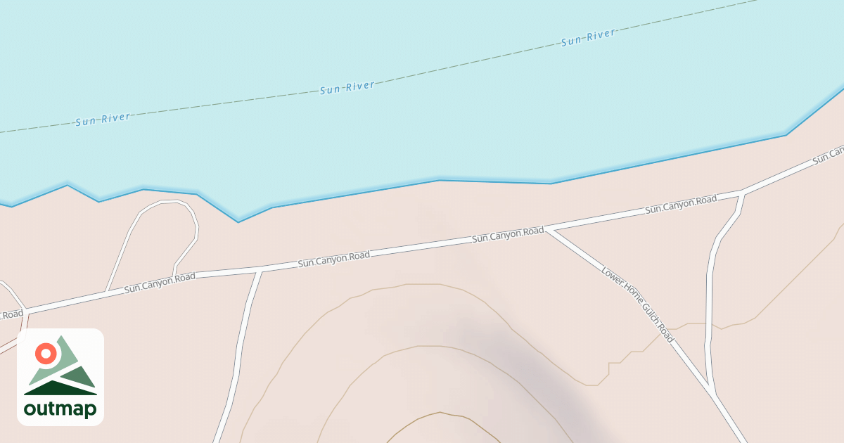 Map of DIVERSION LAKE DISPERSED A