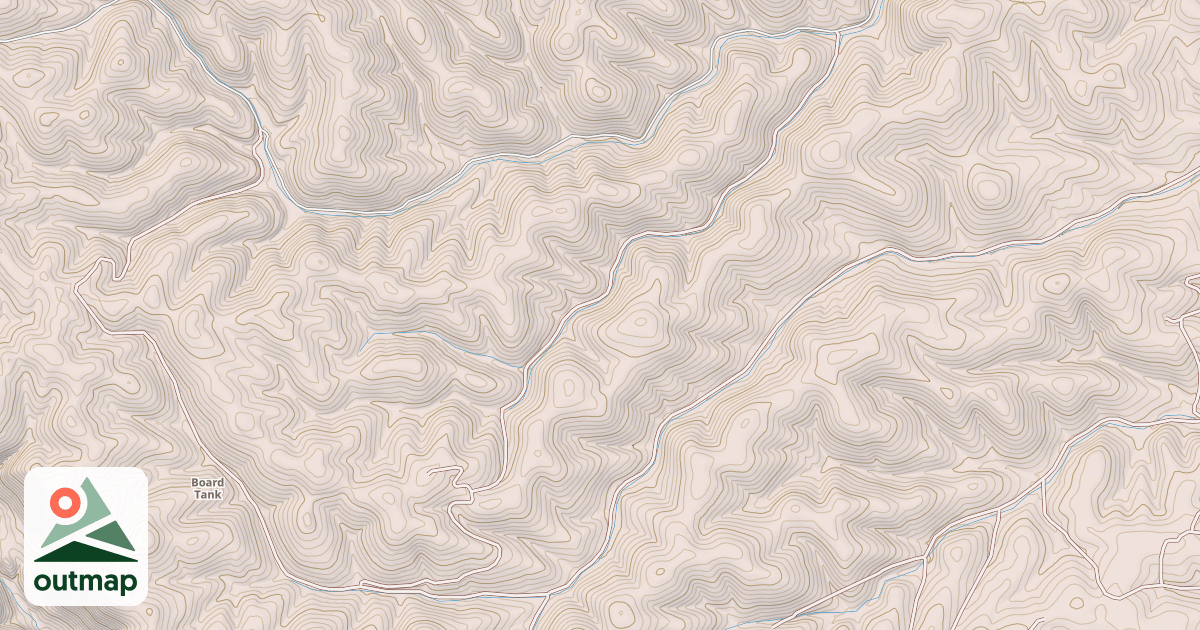 Map of S  LONG CANYON