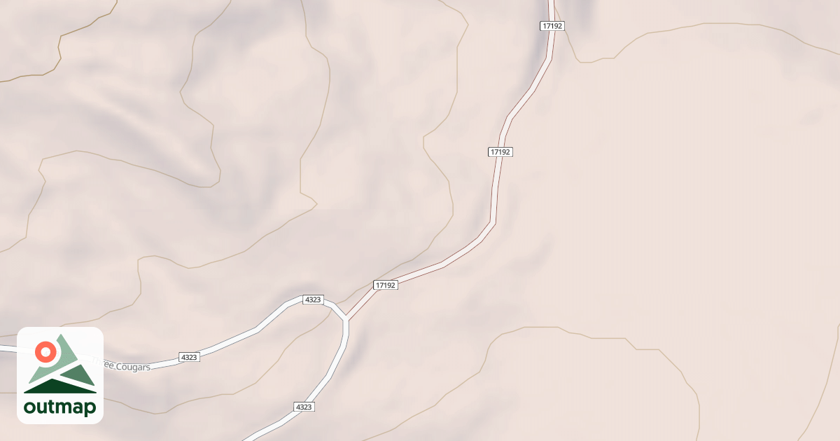 Map of DAISY CREEK SPUR