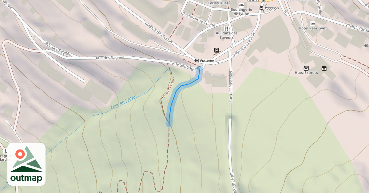Map of Huez Coast