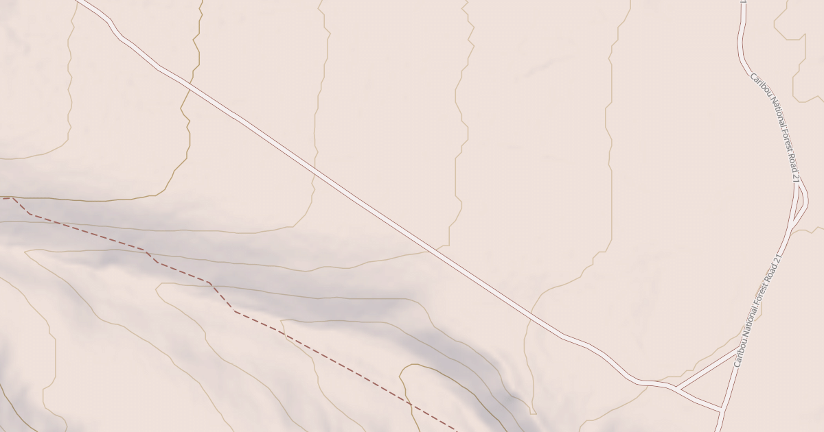 Map preview of NORTH PEBBLE FLAT