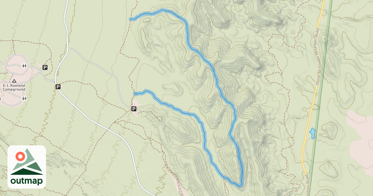 Map of Scenic Trail
