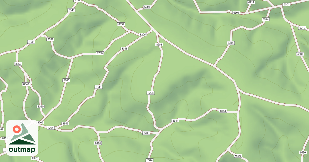 Map of USFS Motor Vehicle Use Map Trails 19078