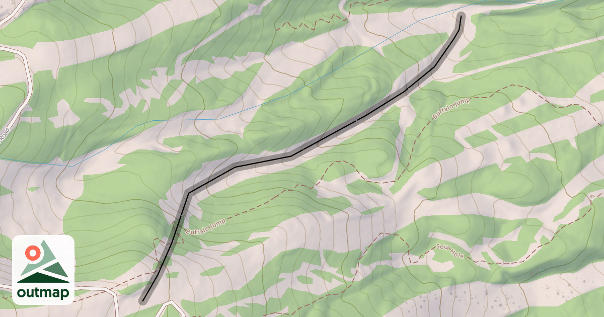 Map of Buffalo Jump