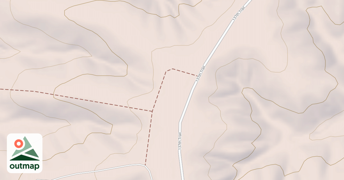 Map of Stevens Forest - Lucas Unit Trails