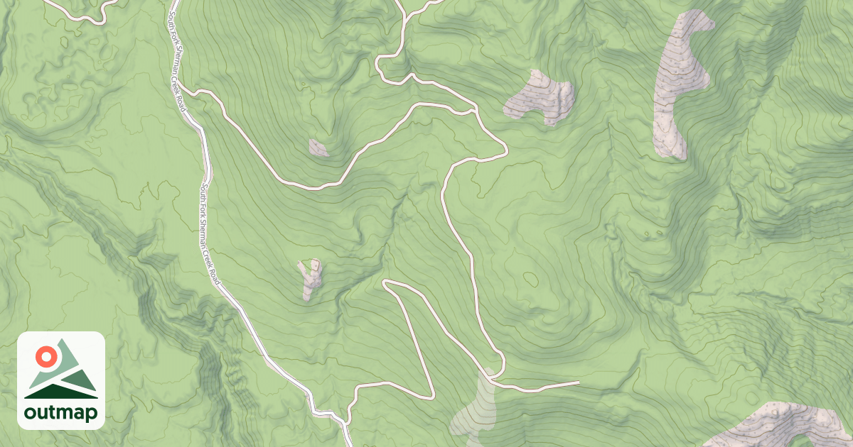 Map of USFS Motor Vehicle Use Map Roads {976A8407-E5C8-46B6-BE5B-5B0BC292B50F}