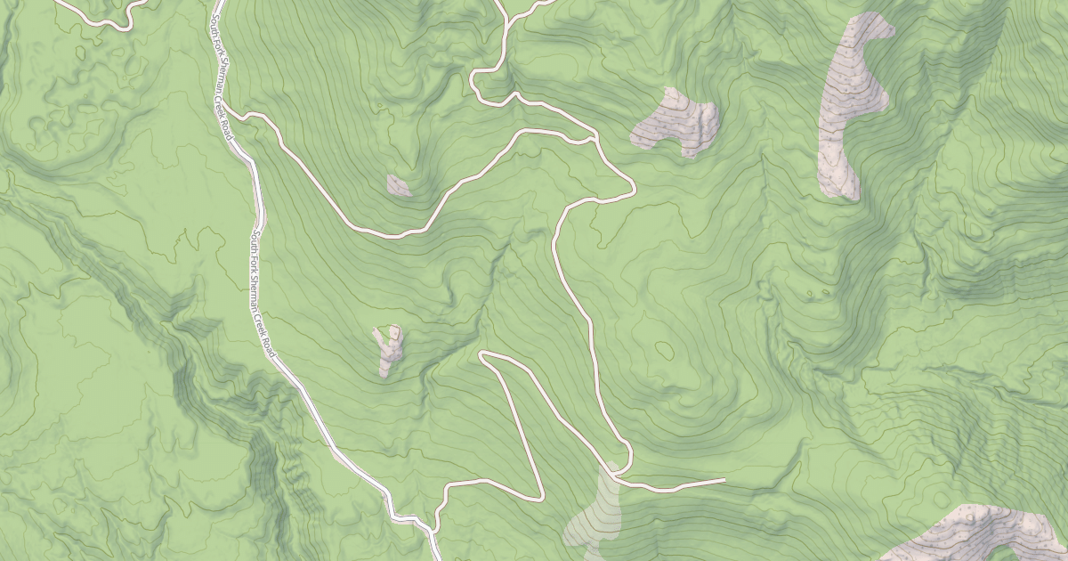 Map preview of USFS Motor Vehicle Use Map Roads {976A8407-E5C8-46B6-BE5B-5B0BC292B50F}