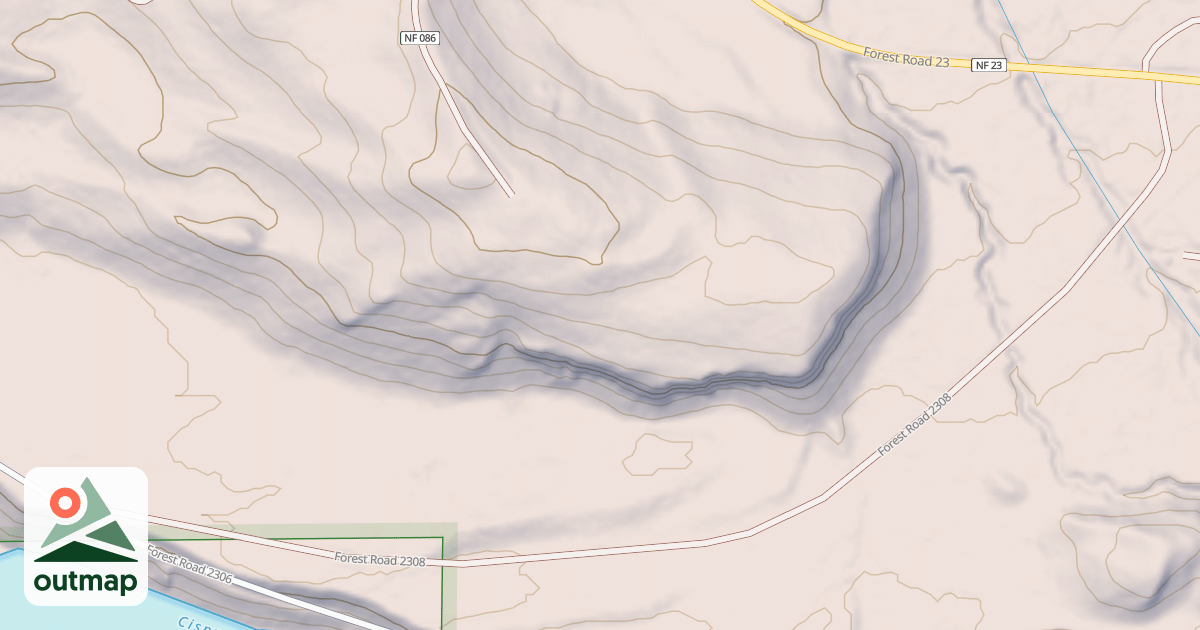Map of CISPUS CUTOFF