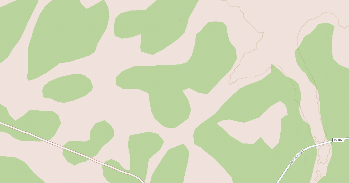 Map preview of USFS National Forest System Roads {2D3AB0A1-A8AA-4BED-85ED-1DE7E7F7CFD7}