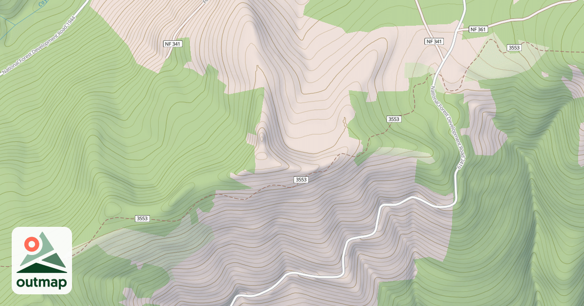 Map of Blair Lake