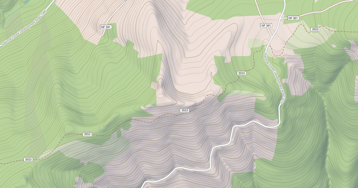 Map preview of Blair Lake