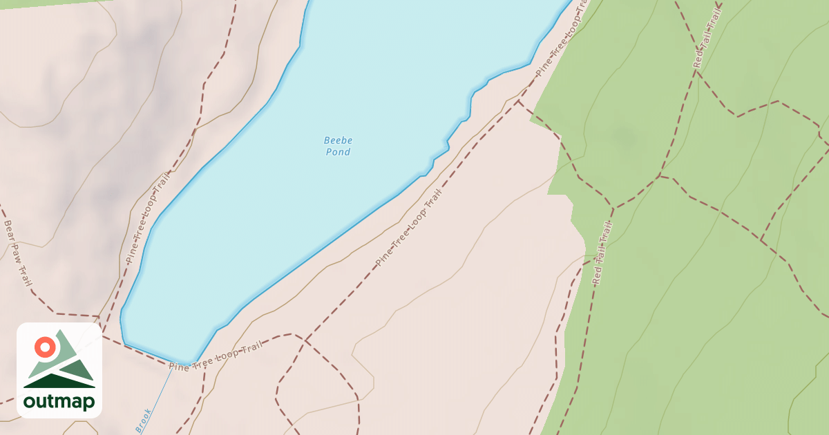 Map of Pine Tree Loop