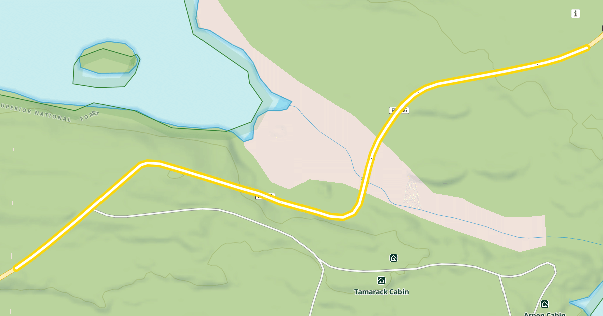 Map preview of East Bearskin Road