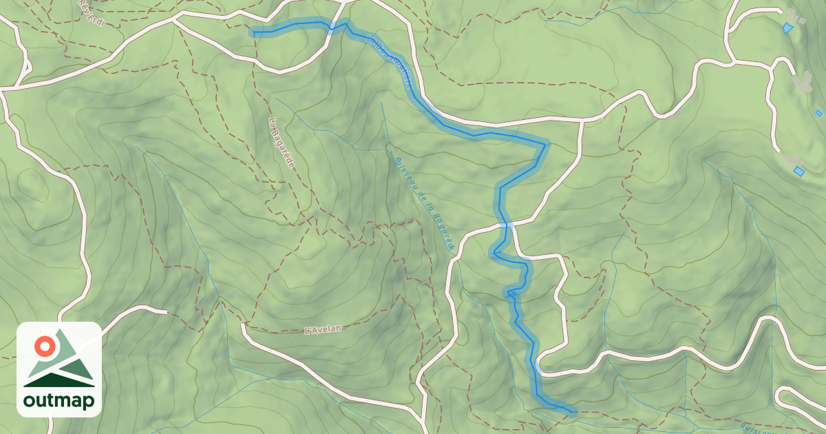 Map of La Bousquatière