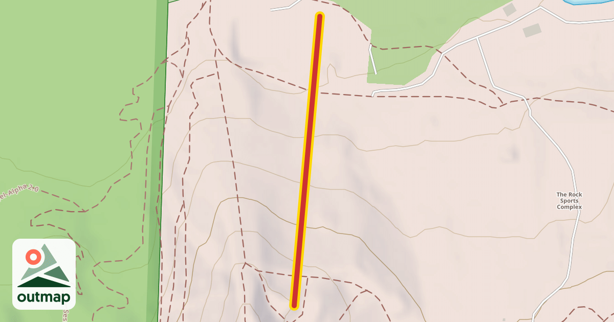 Map of Main Rope Tow