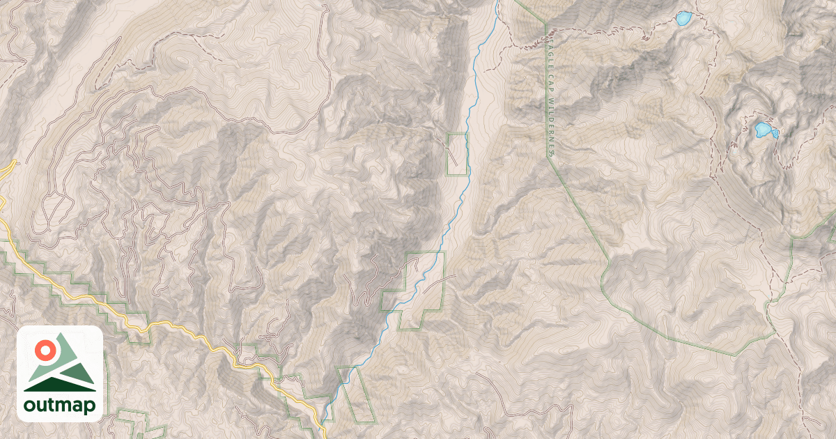 Map of East Eagle Snowmobile
