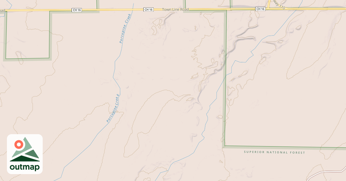 Map of FH 28 SPUR 1119