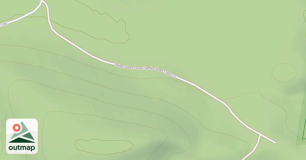 Map of USFS Motor Vehicle Use Map Roads {BF77B05D-4E55-40FB-8FB4-259A0E2A733E}