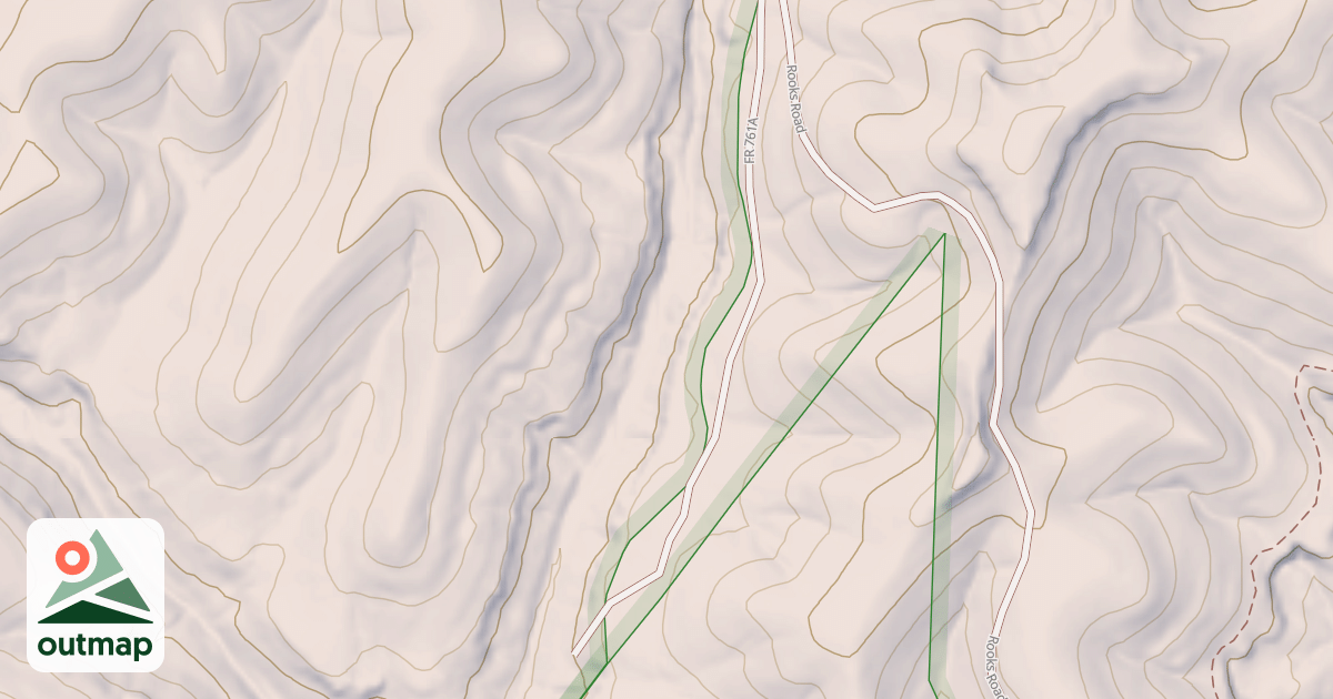 Map of LAUREL SPUR
