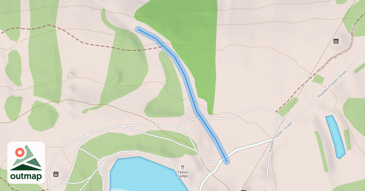 Map of Northwest Passage Trail