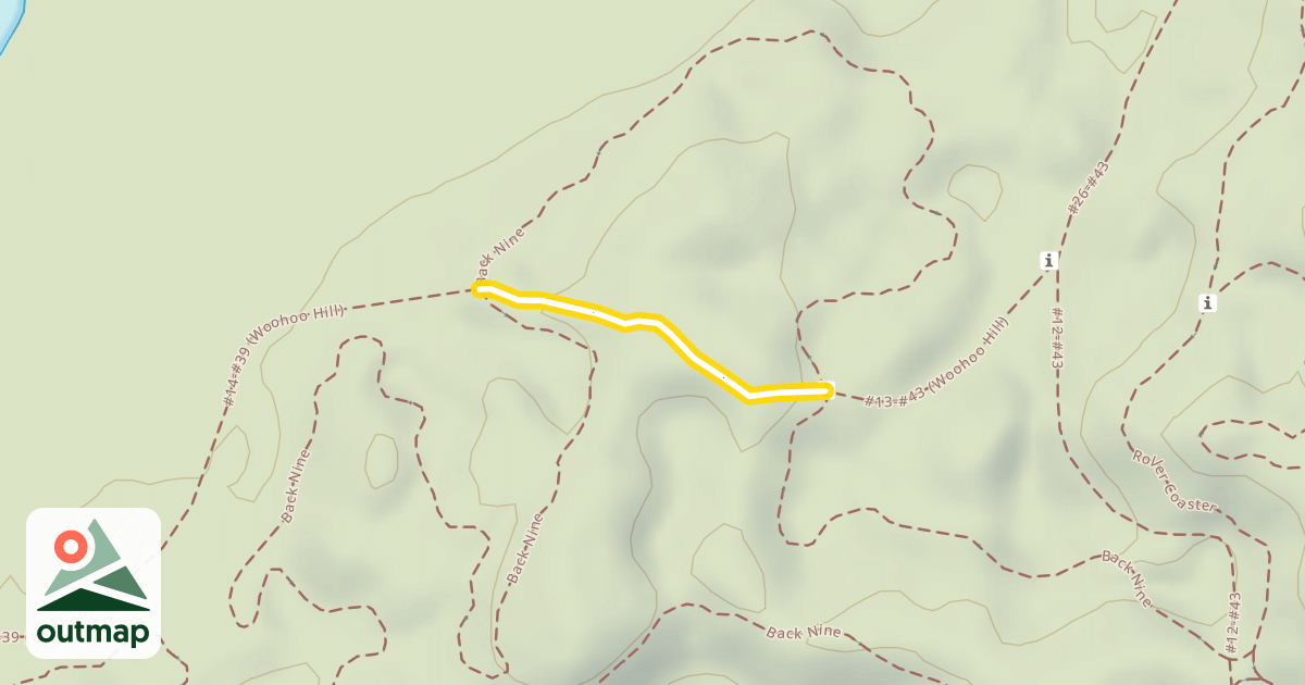 Map of #13-#14 (Woohoo Hill)