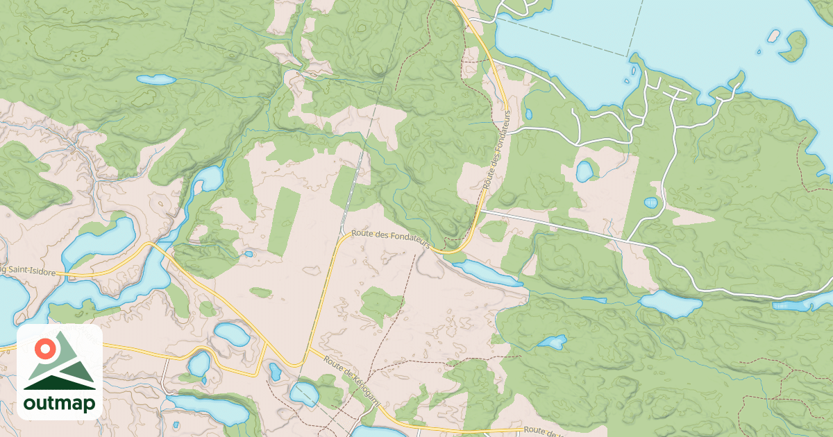 Map of Saguenay Quad Trails 54