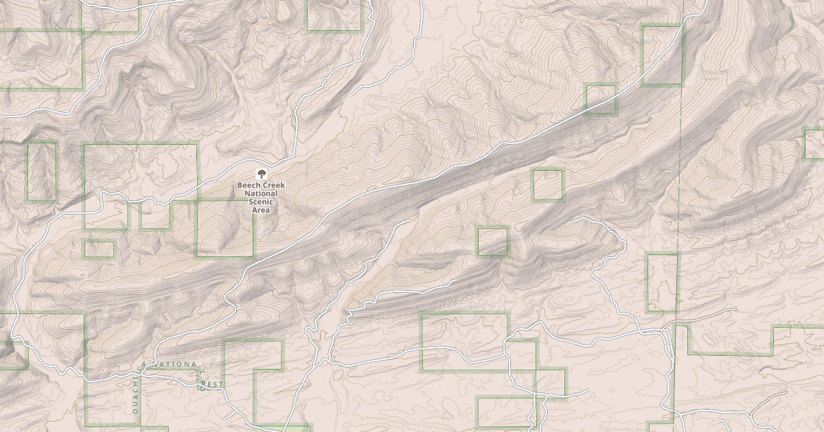 Map preview of KIAMICHI MOUNTAIN
