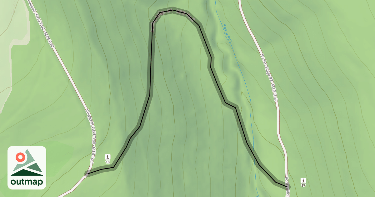 Map of Rock-n-Ridge #1 - MTB Trail