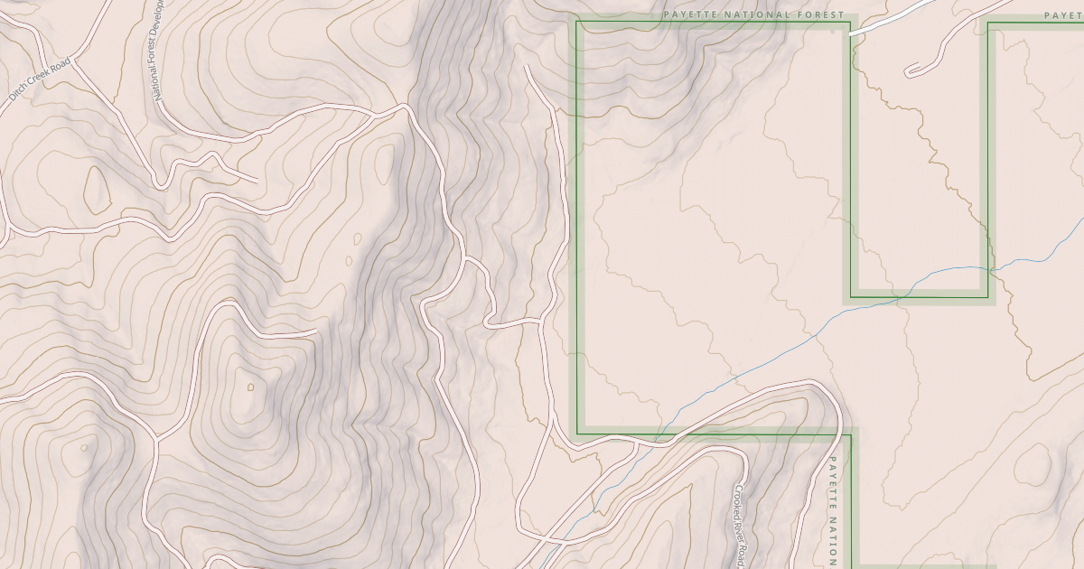 Map preview of CROOKED SPUR