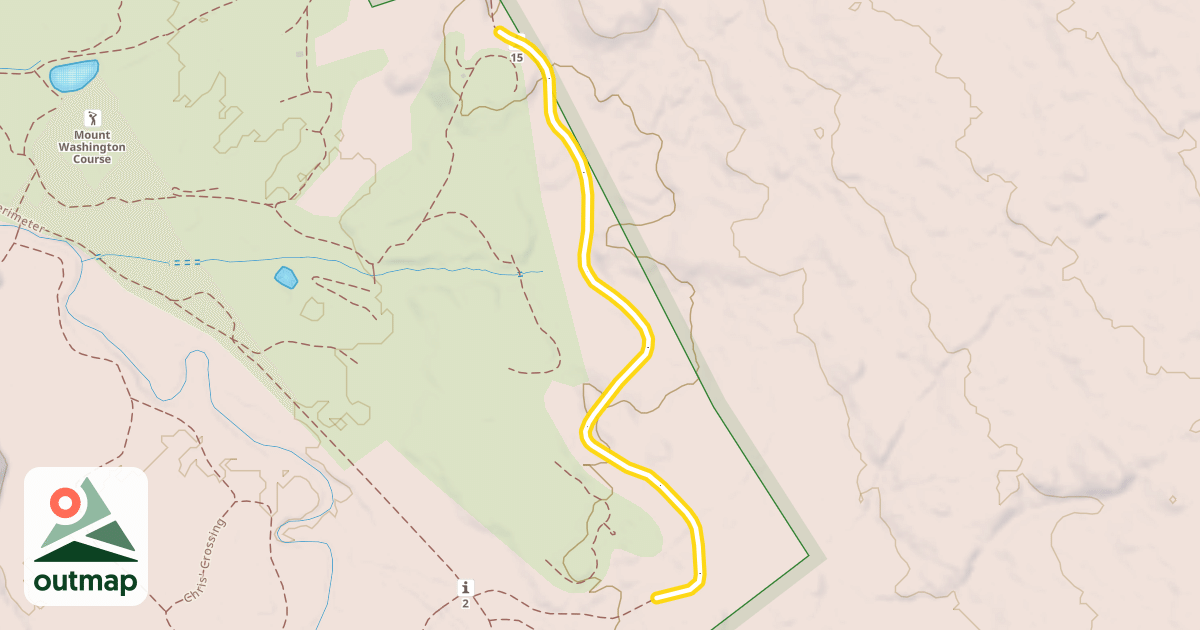 Map of Crawford's Pass