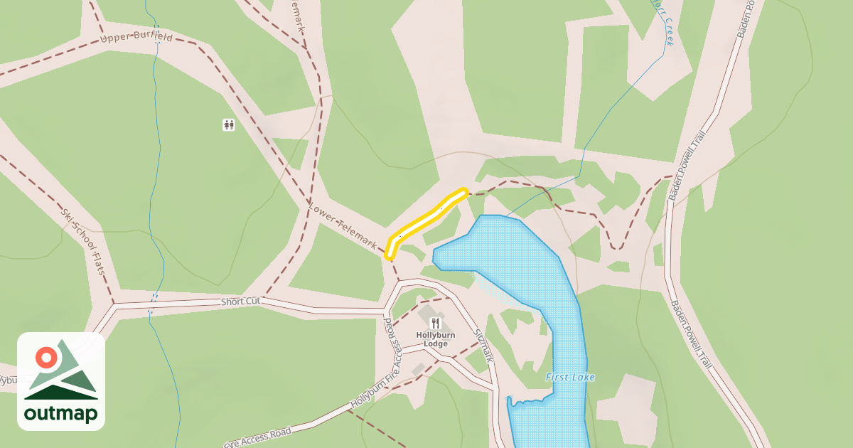 Map of Old Rope Tow