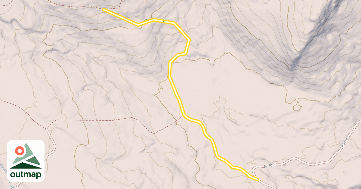 Map of 38a. South Hall Trail